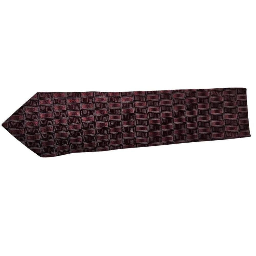 Carlo Palazzi mens silk tie, burgundy . #849
